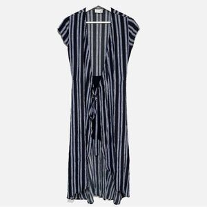 Wilfred Black and White Striped Cardigan